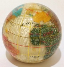 World Globe Gemstone