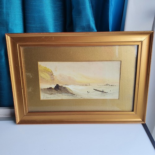 Original coastal watercolour - coastal,