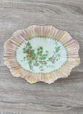 James Kent Pottery Small Decorative Bowl Scalloped Rimmed c.1945 Vintage..