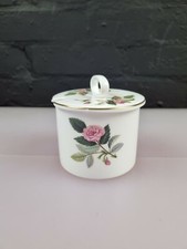 Wedgwood Hathaway Rose Jam / Preserve Pot / Jar