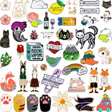 QUIRKY ENAMEL BADGE LAPEL PIN