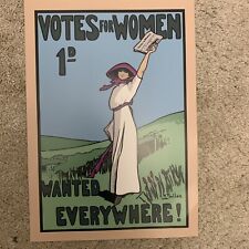 A3 Poster - Votes for Women - Suffragettes - 170g - Reproduction.