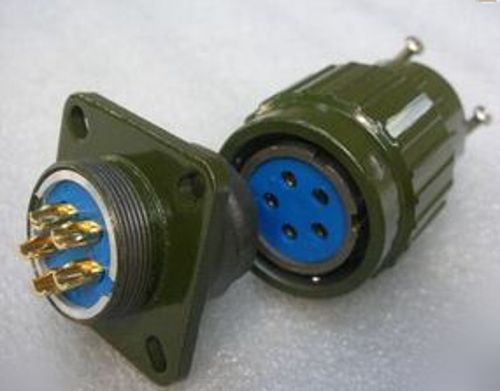 Military gold pin twist - 5-pin,