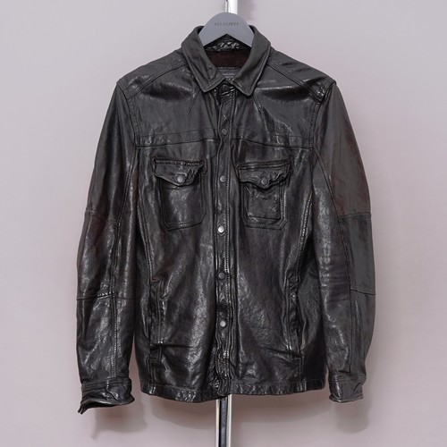 All saints leather shirt - all,
