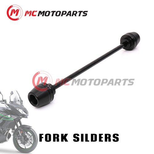 Black front fork - front, sliders