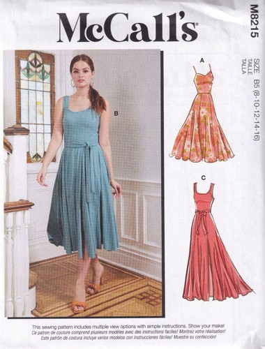 Mccalls 8215 dresses sewing - mccalls,