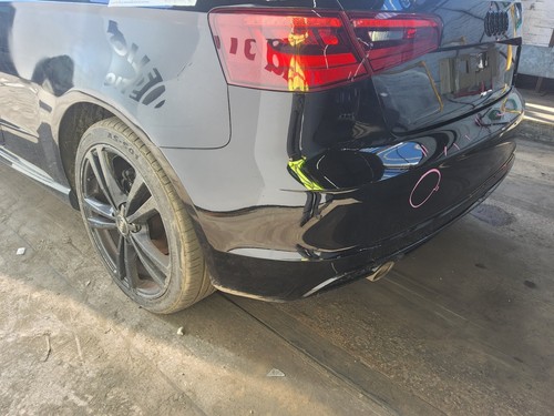 Rear bumper black audi - audi, mk3