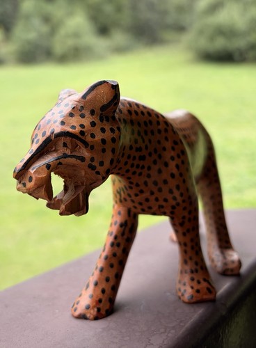 Vintage hand carved hard - hand-carved,