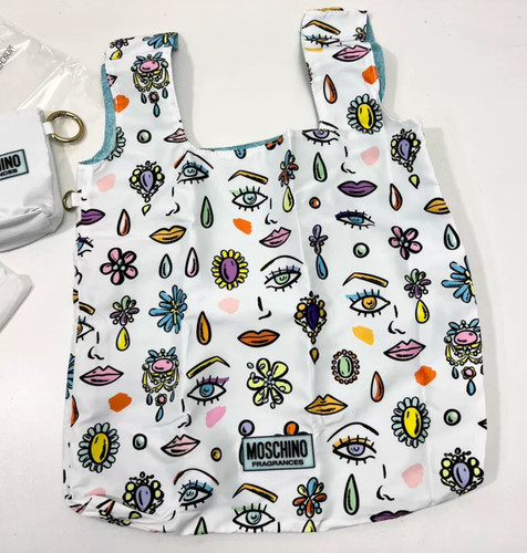 Moschino fragrance pop print