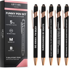 Funny Pens, Pack of 5 Novelty