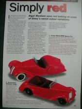 Red Dinky article Fraser Nash