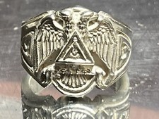 Masonic Ring SZ 11 Sterling