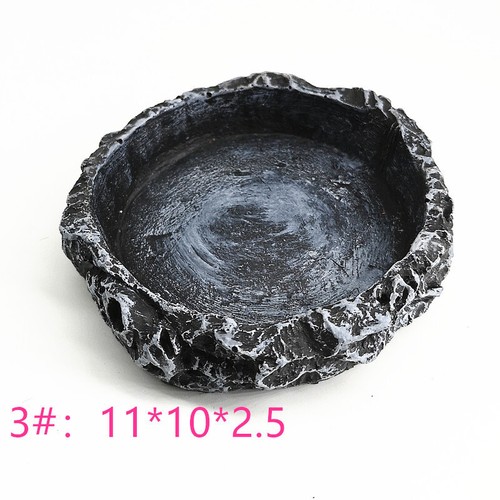 Reptile water dish gecko resin - reptile,