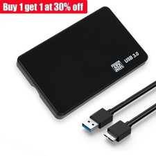 2.5" Hard Drive Enclosure SATA HDD/SSD Caddy Case To USB 3.0 For LAPTOP DVR