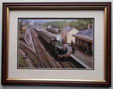 RAILWAY PRINT BY DON BRECKON FRAMED (A13)