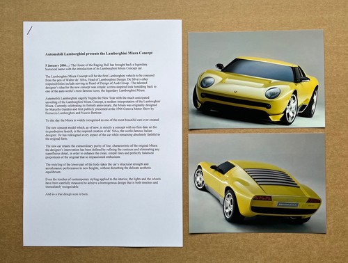 2006 lamborghini miura concept - lamborghini,
