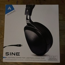 Audeze Sine Planar Magnetic Headphones (lightening fitting) with 24 bit DAC