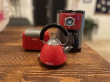 Morphy Richard’s toy kettle, toaster and coffee percolator