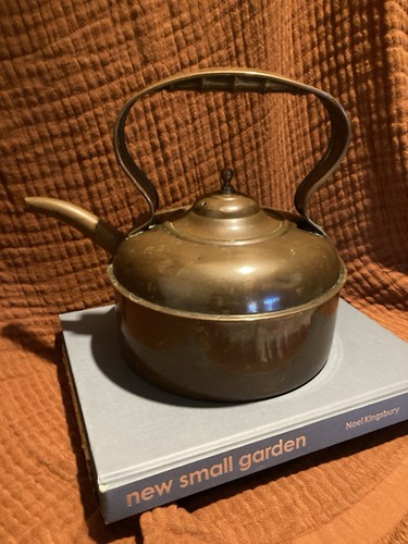 Antique copper kettle - antique,
