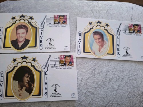 Elvis first day covers - elvis,