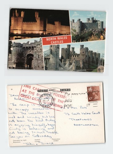 Vintage postcard north wales - vintage,