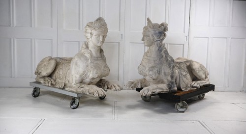 Antique sphinx statues - statues, uk