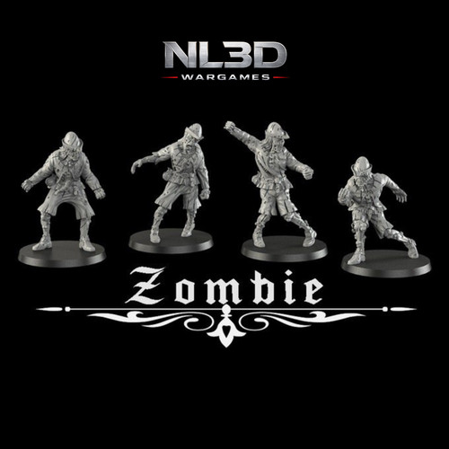 Zombie undead miniatures 4 - zombie,