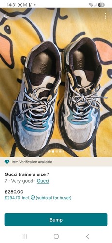 Gucci trainers size - size, 7