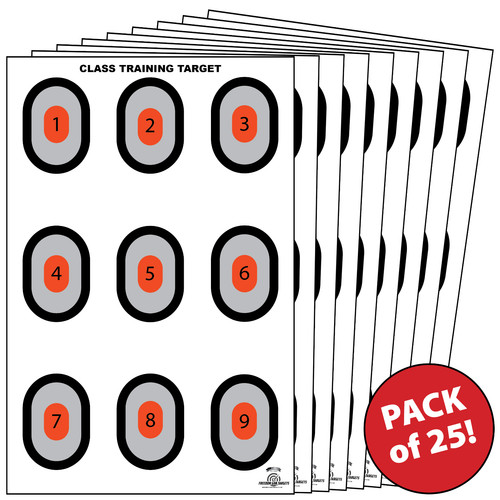 Shooting paper targets gun - 25,