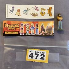 PD472 BIP Holland SEGA DINOSAUR KING 'Spike Taylor' Mini Figure + Stickers Rare