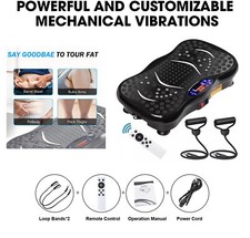 Vibration Plate Exercise Machine Whole Body Workout Massager Fitness Machine