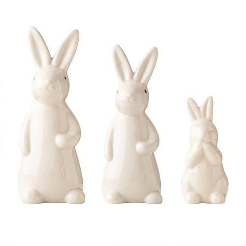 Delicate ceramic rabbit - delicate,