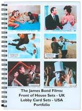 Graham RYE / James Bond Films Front of House Sets UK Lobby Card Sets USA