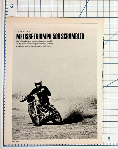 1968 metisse triumph 500 - metisse,