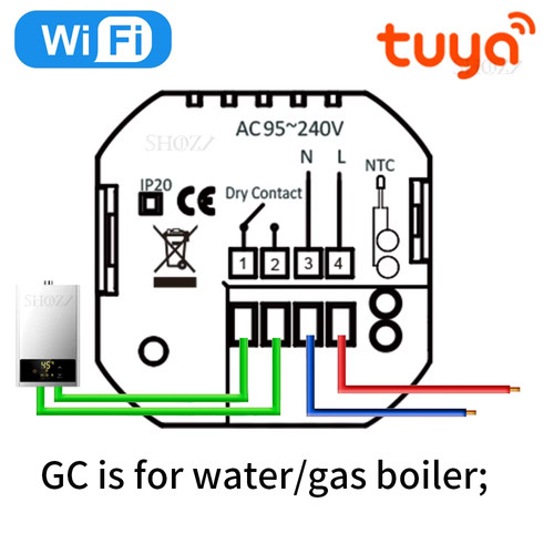 Zigbee wifi smart - smart, thermostat