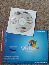 Fujitsu Windows XP Recovery Disk and Booklet
