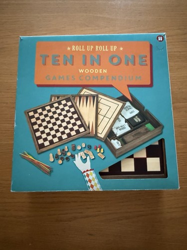 Ten one wooden games - m&s, ten-in-one