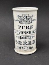 60104 Old Vintage Antique Ironstone Printed Pot Jar Cream Jug Dairy Carrick