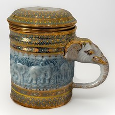 Hand Painted 18 Carat Gold