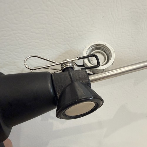 Black magnet probe flue cap - probe,