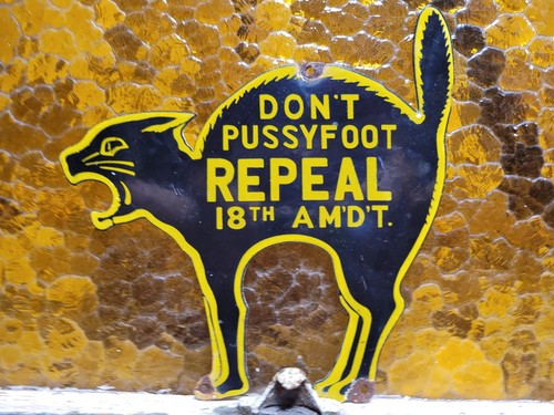 Vintage voting porcelain - vintage, sign