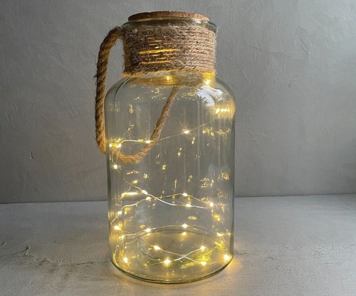 Vintage lights jar - vintage, retro