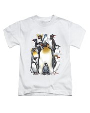 Penguin Montage Adults T-Shirt Cute Penguin Top New