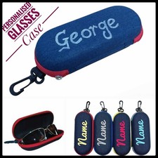 Personalised Portable Eye Glasses Hard Case Reading Spectacle Protector Gift Box