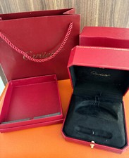 Bracelet Bangle Wristband & Bag Packaging Red Empty Padded Box For Cartier
