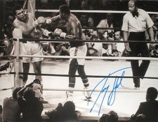LARRY HOLMES SIGNED 16"x12"