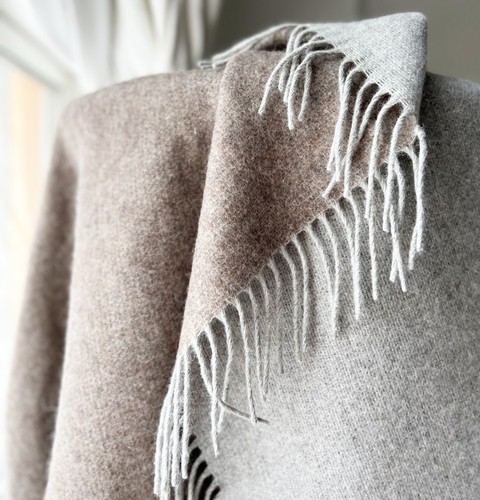 Merino blend blanket - blend, sofa