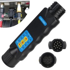 13Pin Towing Trailer Towing Caravan Light Wiring Circuit Tester Plug Socket 12V