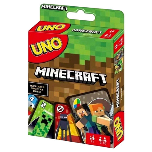 Minecraft uno playing card - playing,