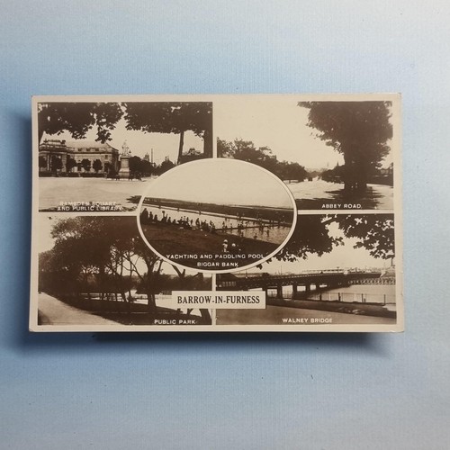 Barrow furness postcard - barrow,
